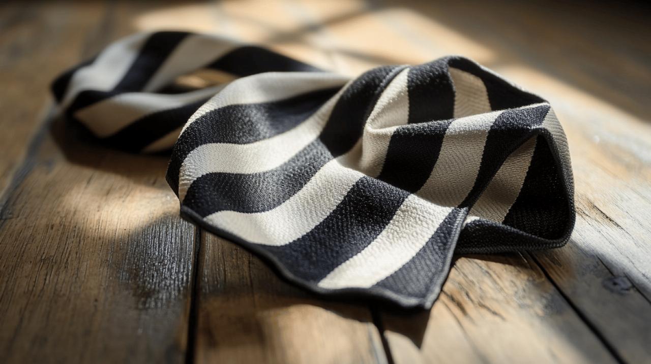 Comment porter une Cravate Rayee Noire Et Blanche avec elegance dans un style vestimentaire formel